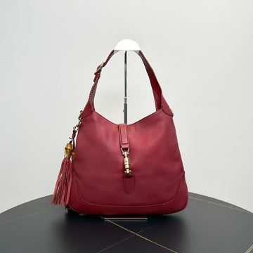 Gucci Jackie Red Leather Underarm Bag