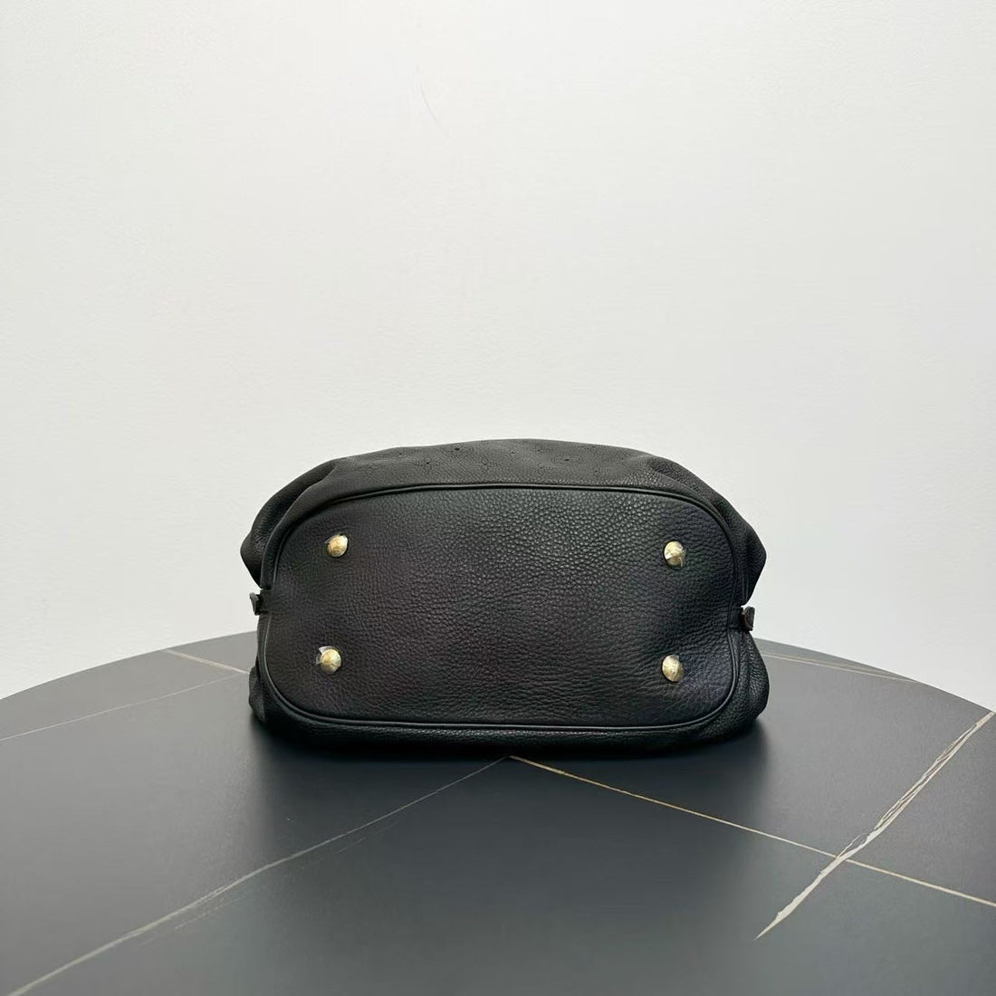 Louis Vuitton Mahina Hobo Black Bag