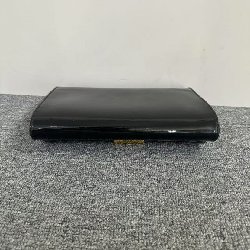 Louis Vuitton Chain Bag Black Patent