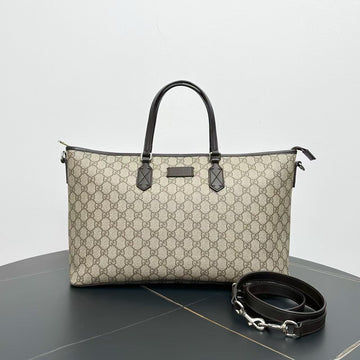Gucci GG Supreme Canvas Beige Monogram Two-Way Bag