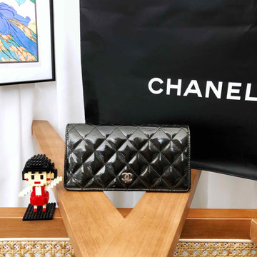 Chanel Quilted Black Wallet