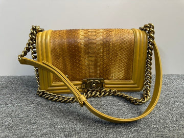 Top Quality Chanel Le Boy Yellow Shoulder Bag