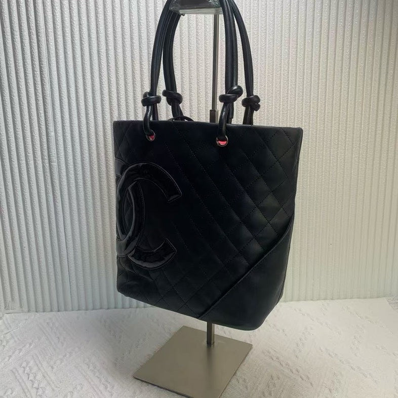 Top Quality Chanel Quilted Black Tote Bag -