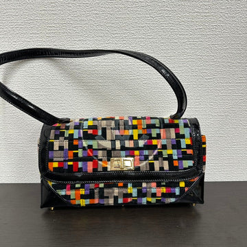 Top Quality Chanel V5717 Multicolor Canvas Shoulder Bag