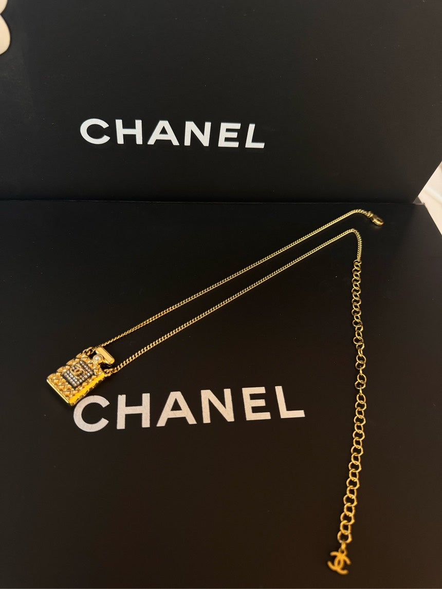 Top Quality Chanel N5 Gold Perfume Bottle Necklace Adjustable 2021