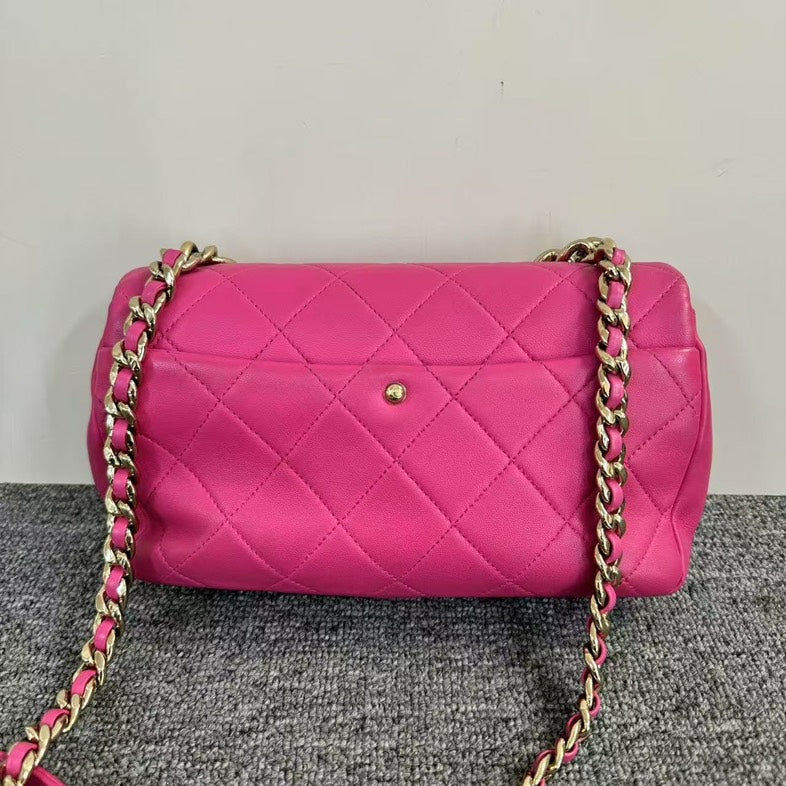 Top Quality Chanel Classic Flap Bag Pink Shoulder Bag