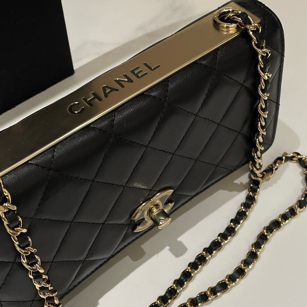 Top Quality Chanel Trendy CC Wallet On Chain Black Crossbody Bag