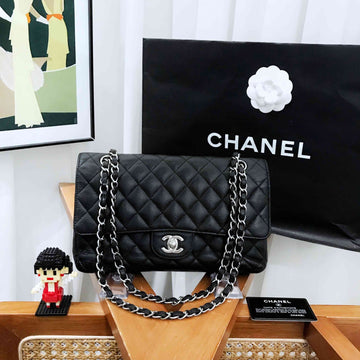 Top Quality Chanel Classic Flap Medium Black Shoulder Bag