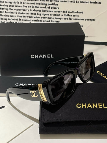 Top Quality Chanel 24B Sunglasses Black Sunglasses #13166