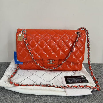 Top Quality Chanel Classic Flap CF Bag SJZ2-23 Orange Shoulder Bag