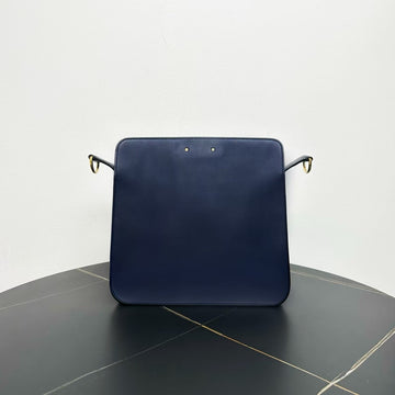 Top Quality Chanel Classic Navy Leather Shoulder Bag