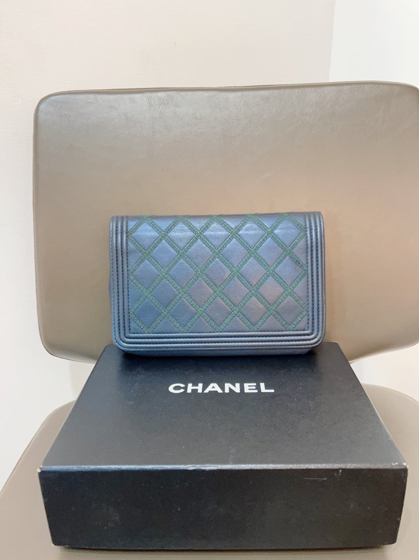 Chanel  WOC Limited Edition Black Wallet on Chain with Box