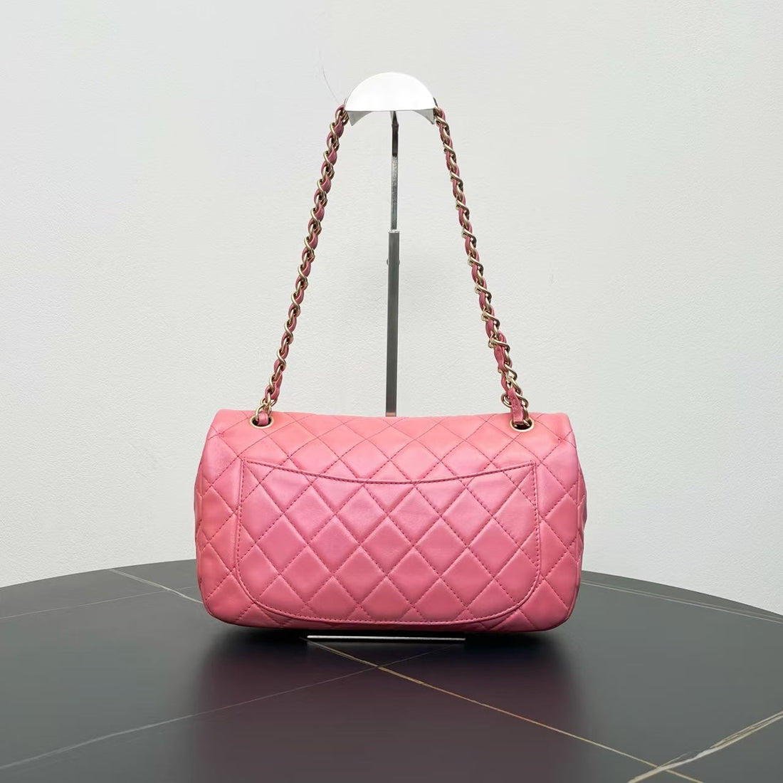 Chanel Classic Flap Bag Pink Quilted Leather Shoulder Bag
