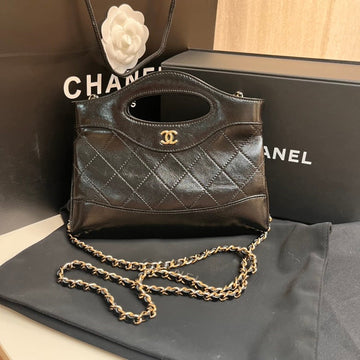 Top Quality Chanel Quilted Black Cross Body Bag Äì Leather
