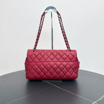 Chanel Classic Flap Burgundy Shoulder Bag