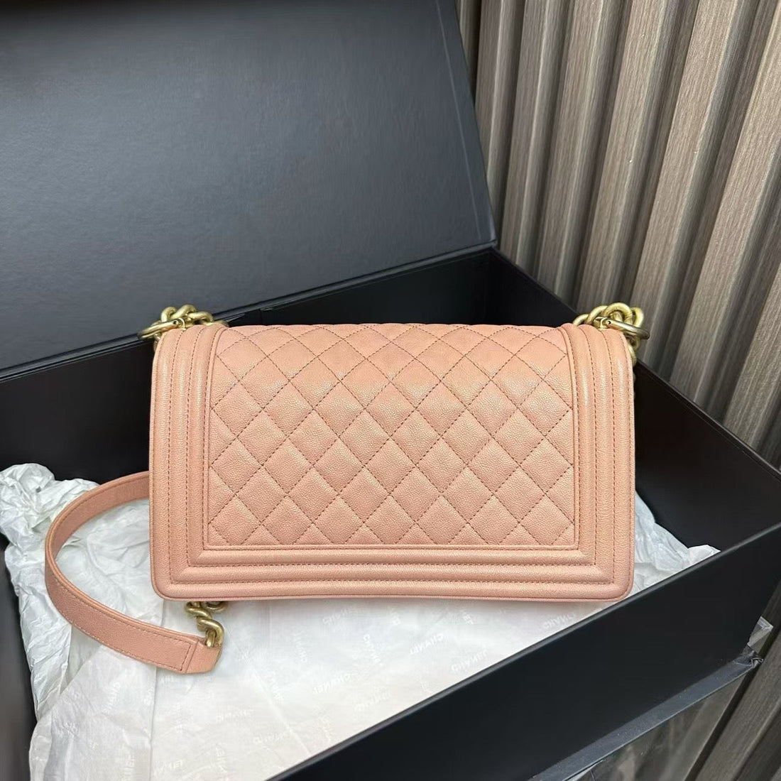 Top Quality Chanel Le Boy Bag Pink Leather Shoulder Bag 2018-2019