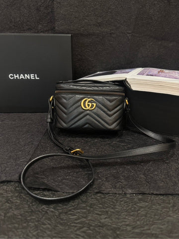 Top Quality Chanel GG Quilted Black Crossbody Bag