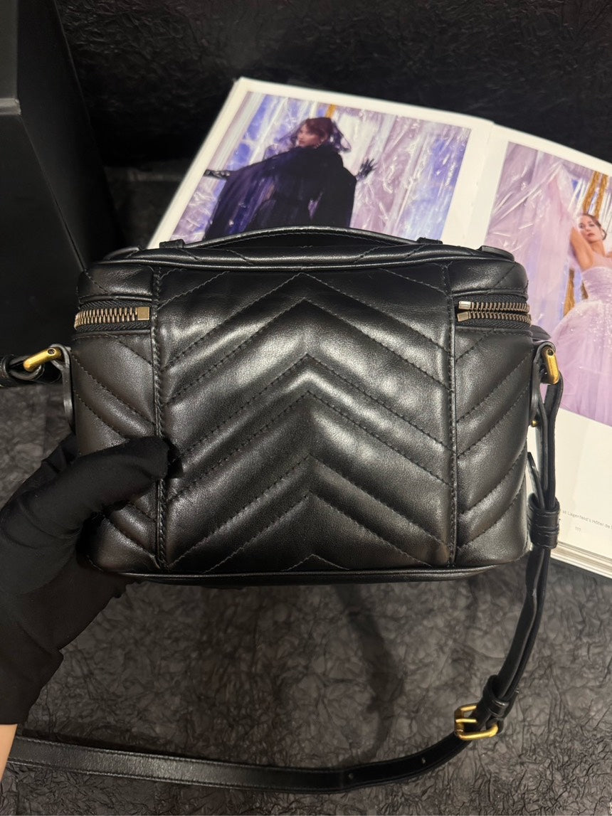 Top Quality Chanel GG Quilted Black Crossbody Bag
