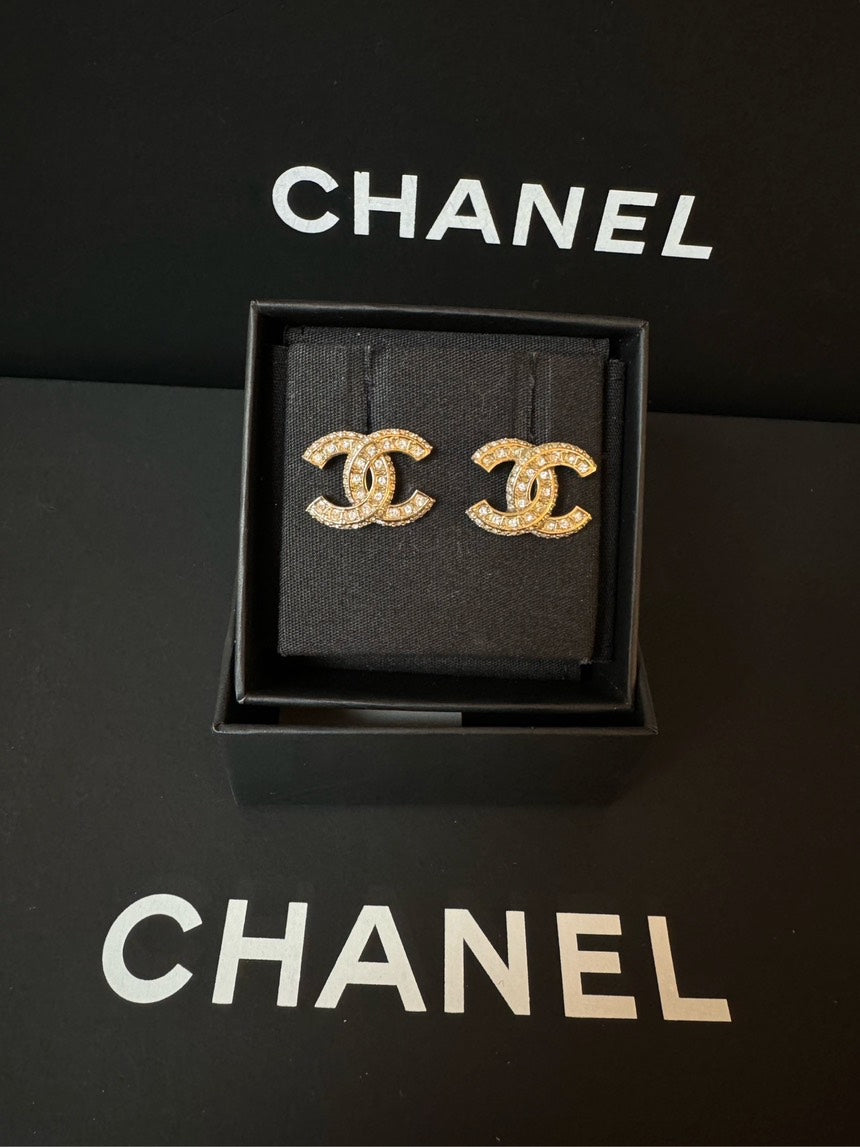 Top Quality Chanel Classic CC Earrings 23v Gold Earrings