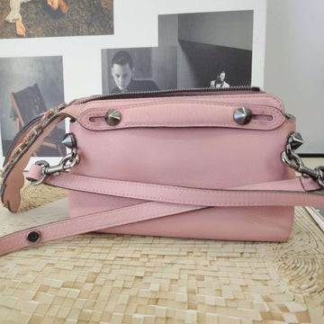 Fendi  Shoulder Bag Pink Leather Small