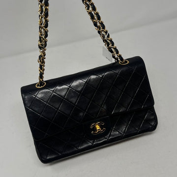 Chanel CF Black Leather Chain Shoulder Bag AF511