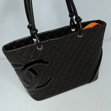 Chanel AF635 Leather Tote Bag in Black -  Designer Handbag