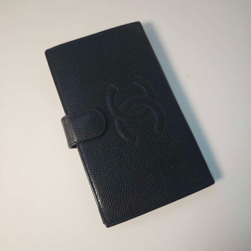 Chanel Black Caviar Leather Wallet