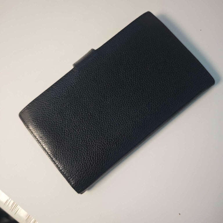 Chanel Black Caviar Leather Wallet
