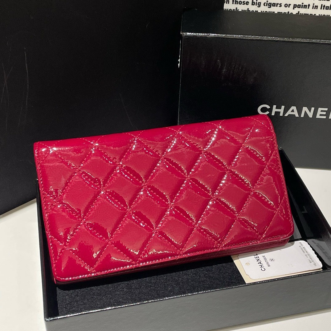 Chanel 2.55  Leather Wallet Pink Und (2010) #13683