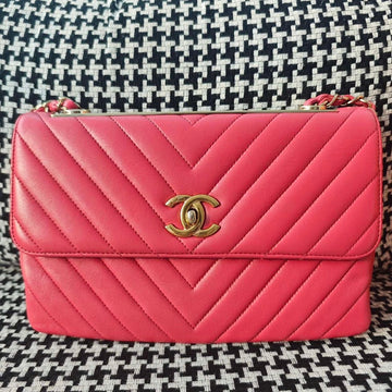 Chanel Trendy CC Pink Quilted Shoulder Bag