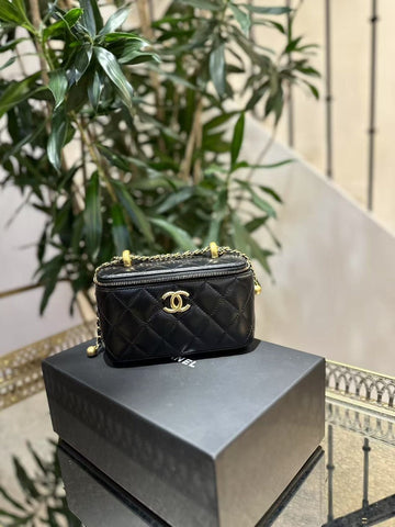 Chanel Quilted Black Shoulder Bag