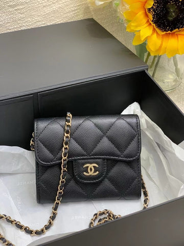 Chanel Mini Bag 8175 Black Quilted Lambskin Crossbody