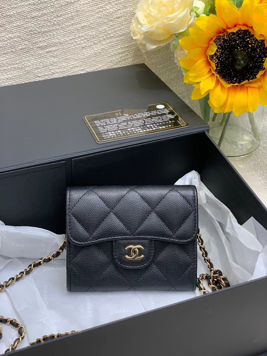 Chanel Mini Bag 8175 Black Quilted Lambskin Crossbody
