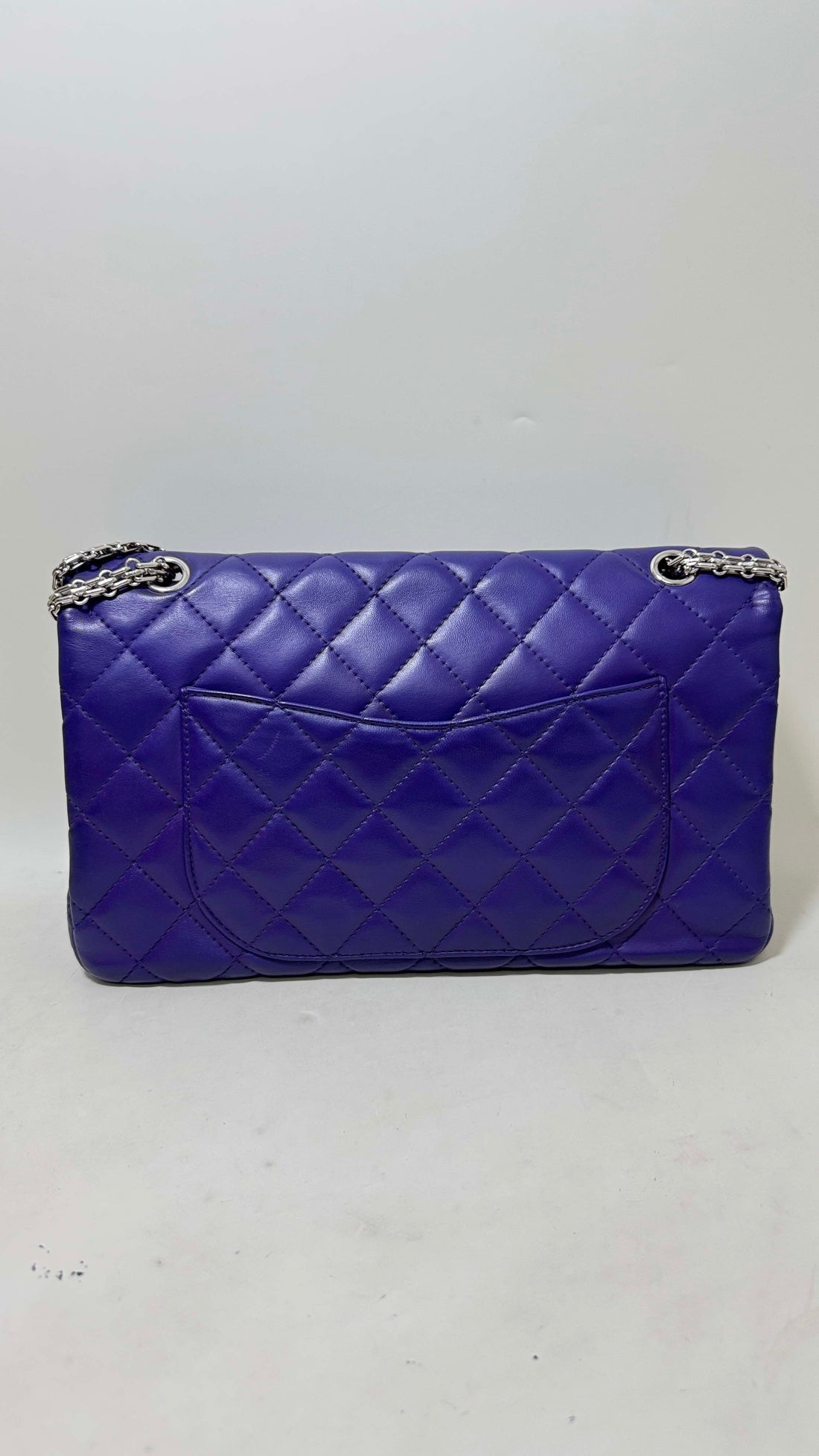 Chanel  2.55 Bag Purple Quilted Leather Shoulder Bag