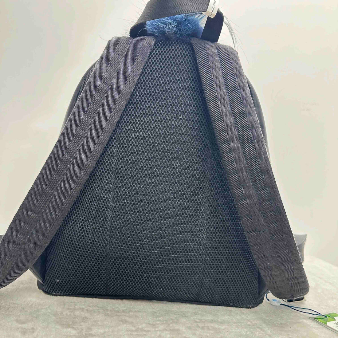Fendi Monster Black & Pink Nylon Leather Trim Backpack  BJ1101504030