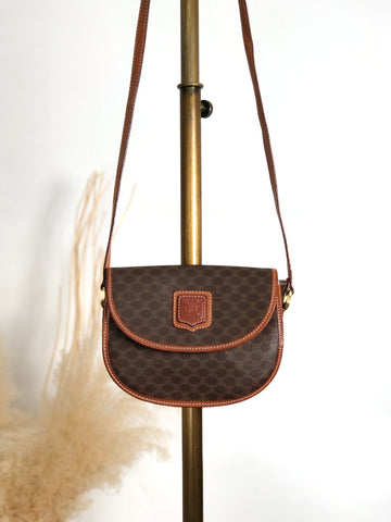 CELINE  Round Shoulder bag Brown New 1:1 v54uj5