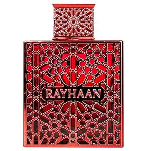 Rayhaan Men's Crimson EDP Spray 3.4 oz Fragrances 1ooml Perfume
