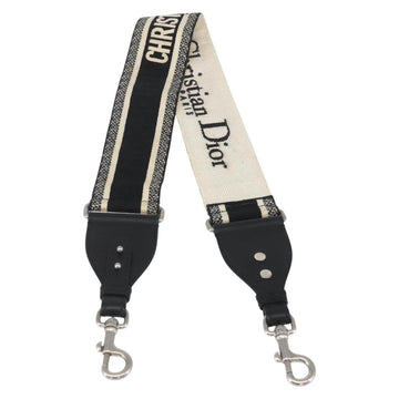 Christian Dior Logo Shoulder Strap Embroidered Canvas Navy Canvas Straps Accessory ()
