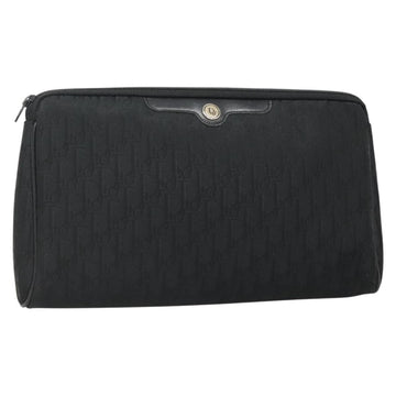 Christian Dior Trotter Pouch Diorissimo Canvas Black Canvas Clutche & Pouche Bag ()