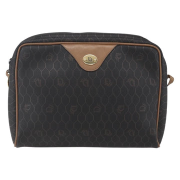 Christian Dior Vintage Honeycomb Shoulder Bag Canvas Black Canvas Shoulder Bag Bag ()
