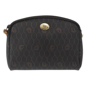 Christian Dior Vintage Honeycomb Chain Canvas Gray Canvas Shoulder Bag Bag ()