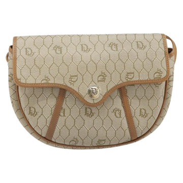 Christian Dior Vintage Honeycomb Shoulder Bag Canvas Beige Canvas Shoulder Bag Bag ()