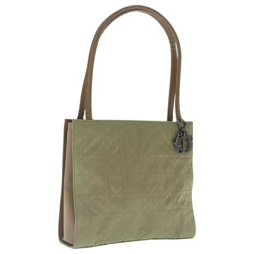 Christian Dior Vintage Tote Cannage Quilt Nylon Beige Nylon Tote Bag Bag ()