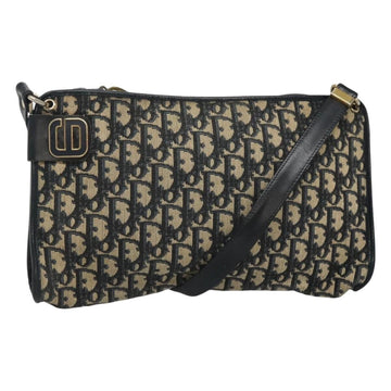 Christian Dior Vintage Cd Trotter Shoulder Bag Canvas Navy Canvas Shoulder Bag Bag ()