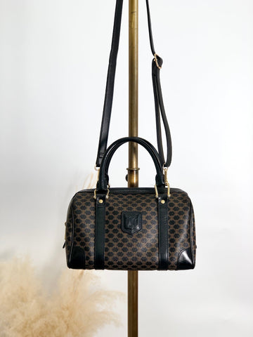 CELINE  Two-way Shoulder bag Boston bag Brown New 1:1 5uamii
