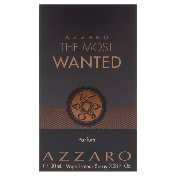 Azzaro The Most Wanted , 3.38 oz Parfum Spray 100ml Perfume
