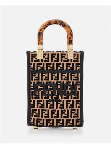 Fendi Women Fendi Sunshine Rafia Mini Bag