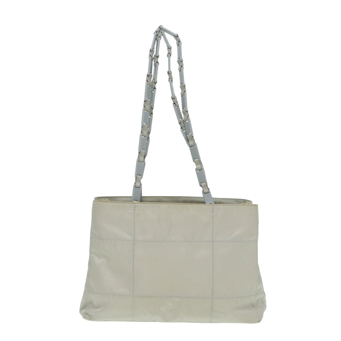 PRADA Shoulder Bag Nylon Gray Auth ti1817