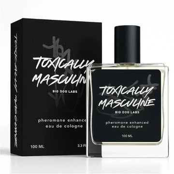 Big Dog Labs Toxically Masculine - Pheromone Infused Cologne for Men Gift 3.4 oz/100ml Perfume
