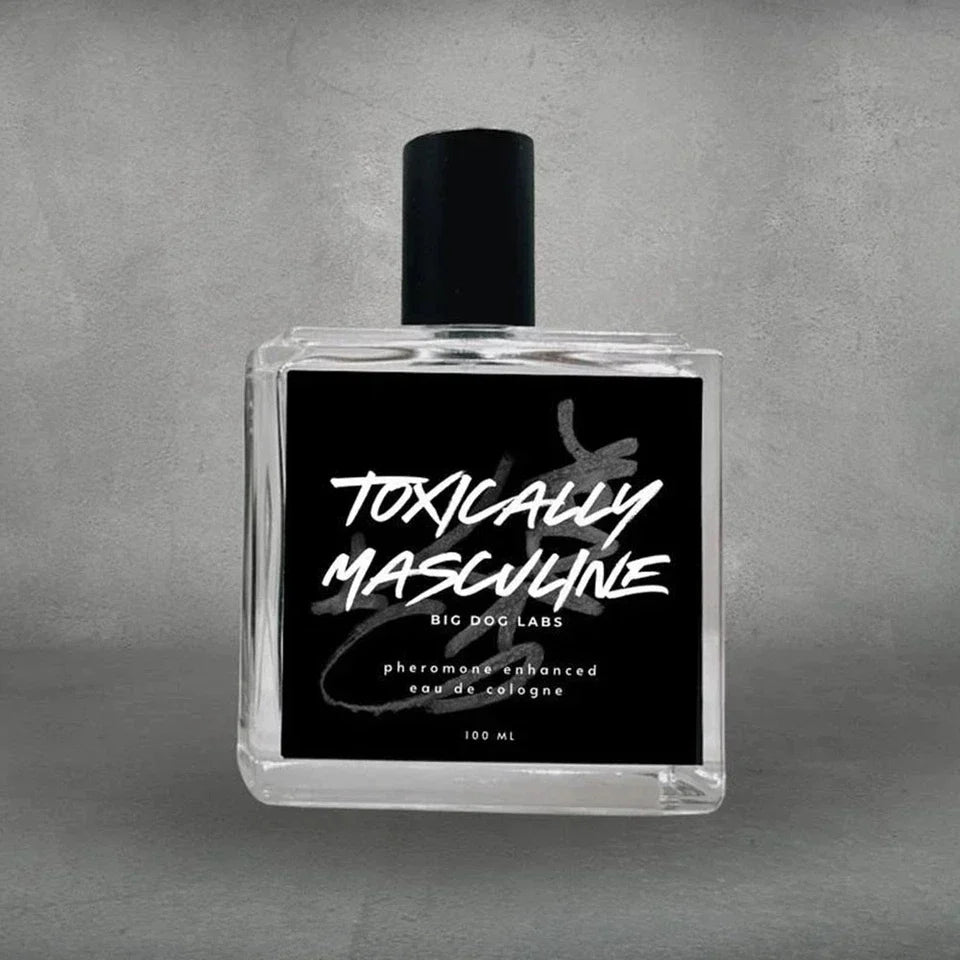 Big Dog Labs Toxically Masculine - Pheromone Infused Cologne for Men Gift 3.4 oz/100ml Perfume